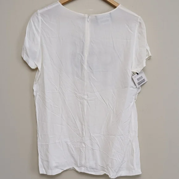 Moschino White Silk "Chic T-Shirt" - Picture 4 of 4